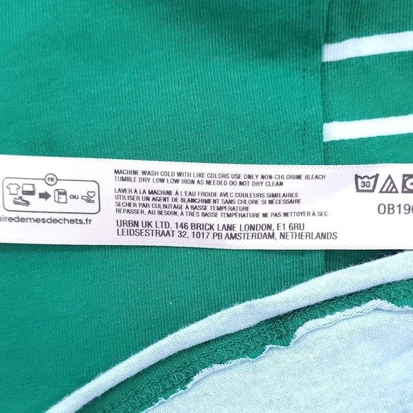 FP Free People Hot Shot Mini Dress Romper Stripe Green Pickleball - Picture 11 of 11